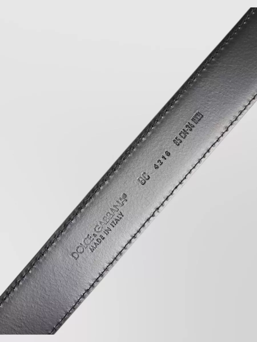 Dolce&Gabbana Calf Leather Belt