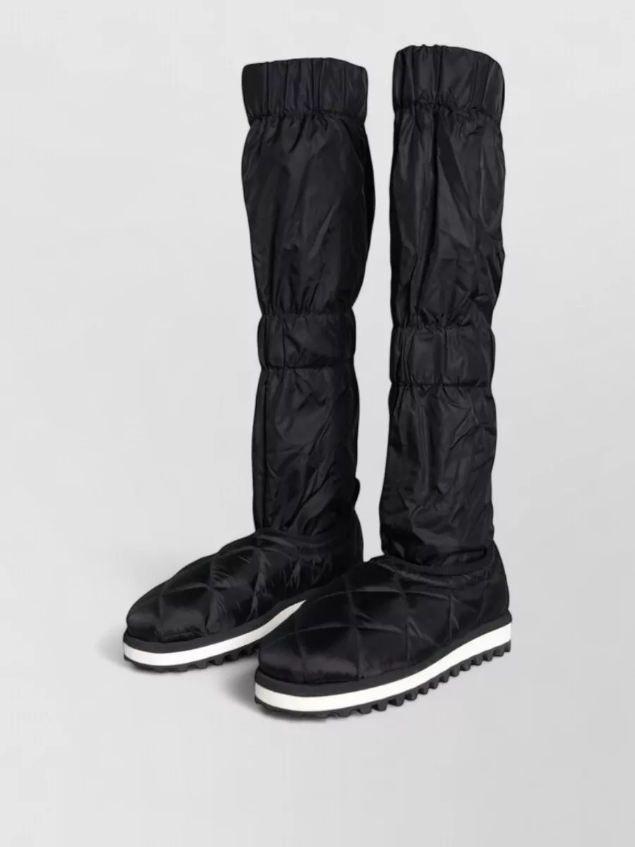 Dolce&Gabbana Quilted High Top Boots