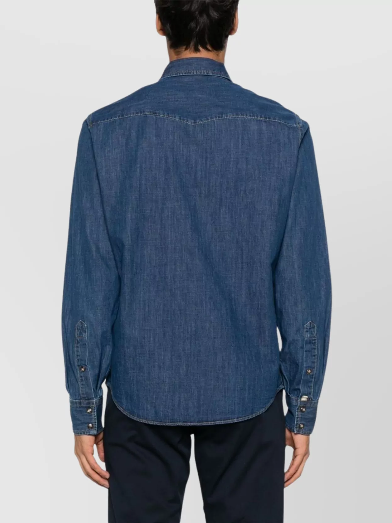 Jacob Cohen Cotton Western Shirt Featuring Button-Down Collar