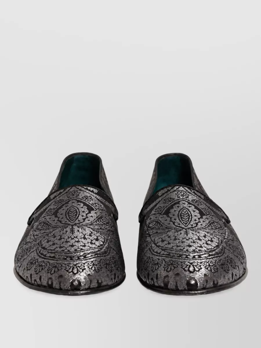 Dolce&Gabbana leather slip-on slippers