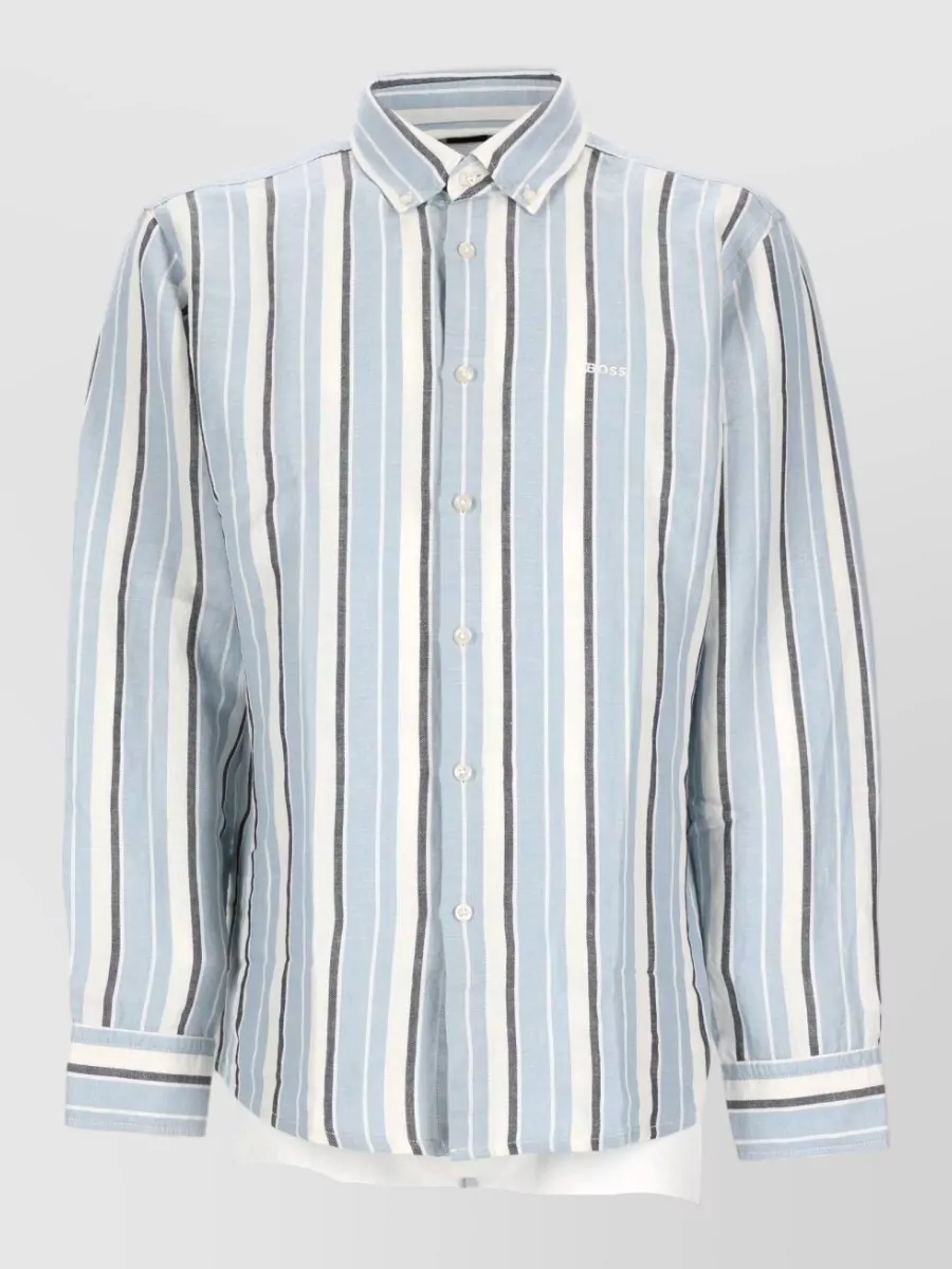 Boss linen cotton t-shirt