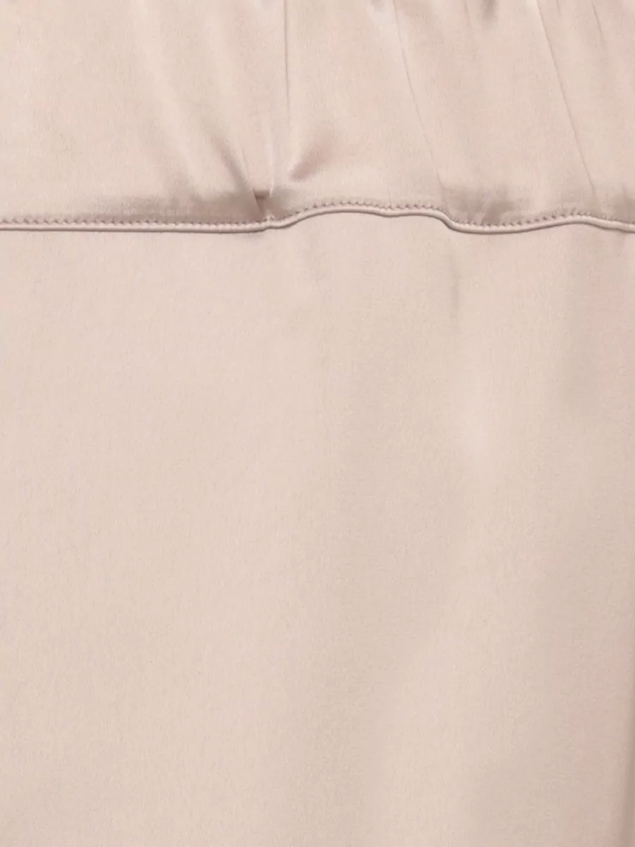 D.exterior Satin Wide-Leg Trousers