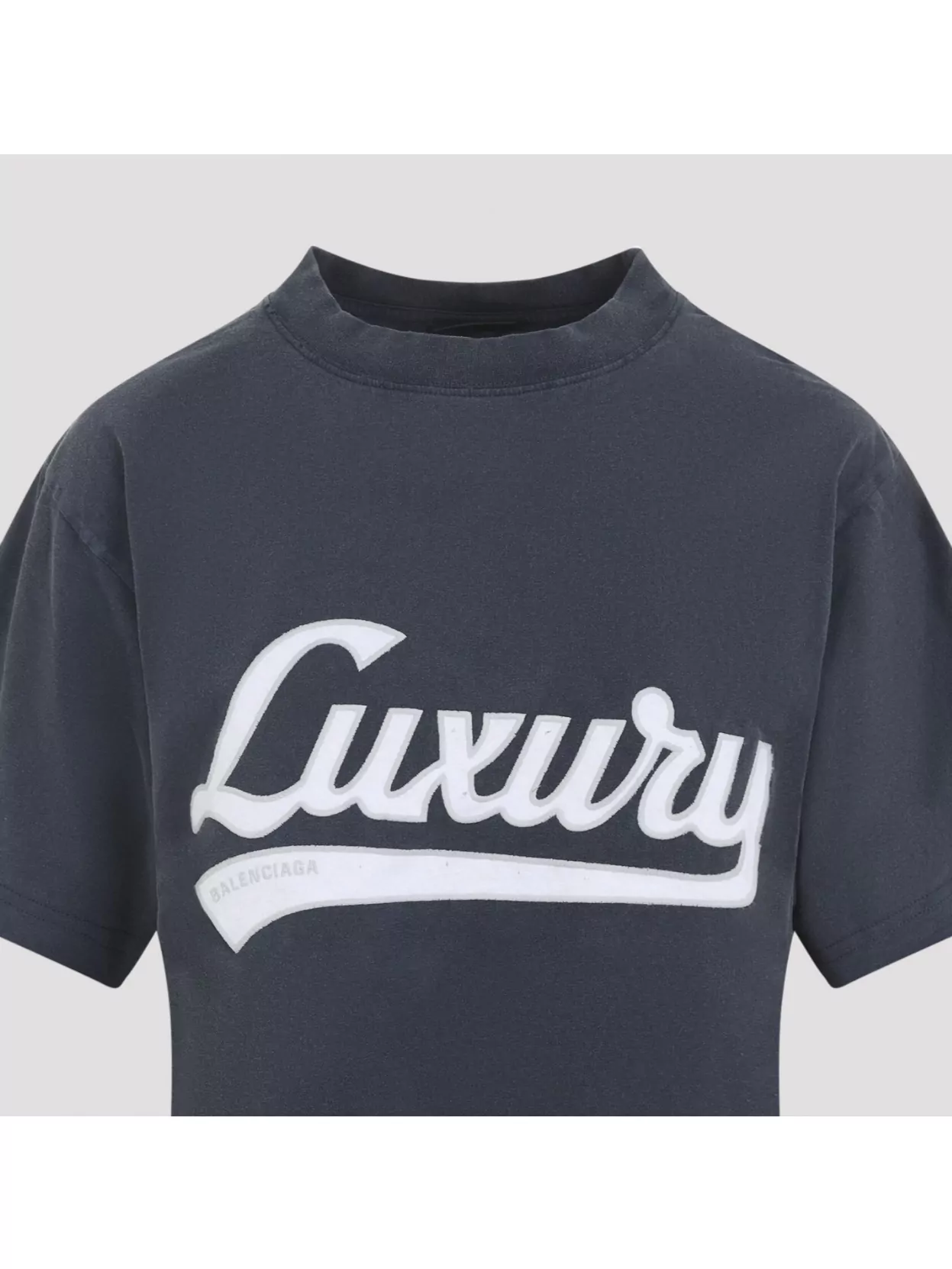 Balenciaga Short Sleeve Mock Neck Top
