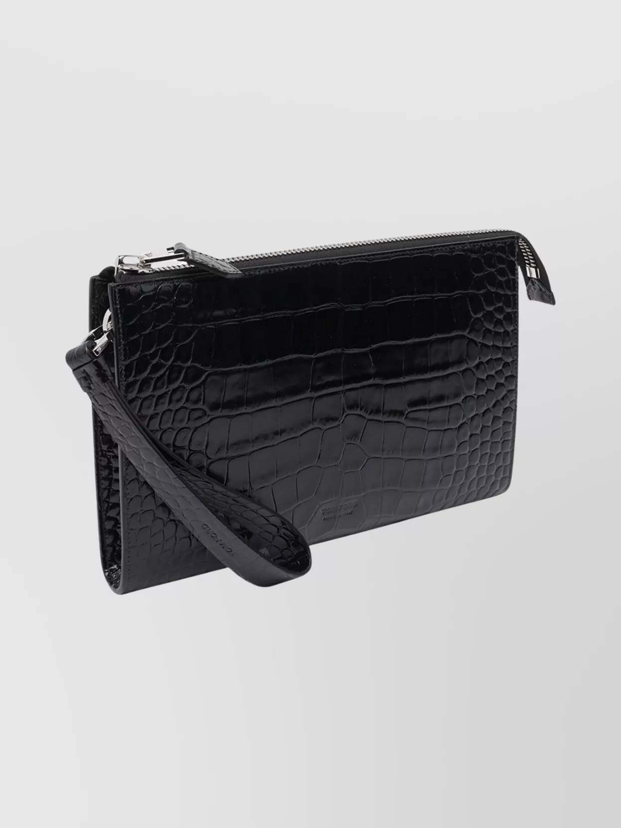 Tom Ford Rectangular Crocodile Texture Clutch Bag