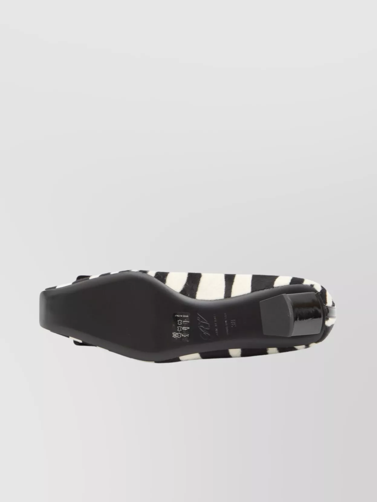 Roger Vivier Pony Zebra Calf Fur Pumps