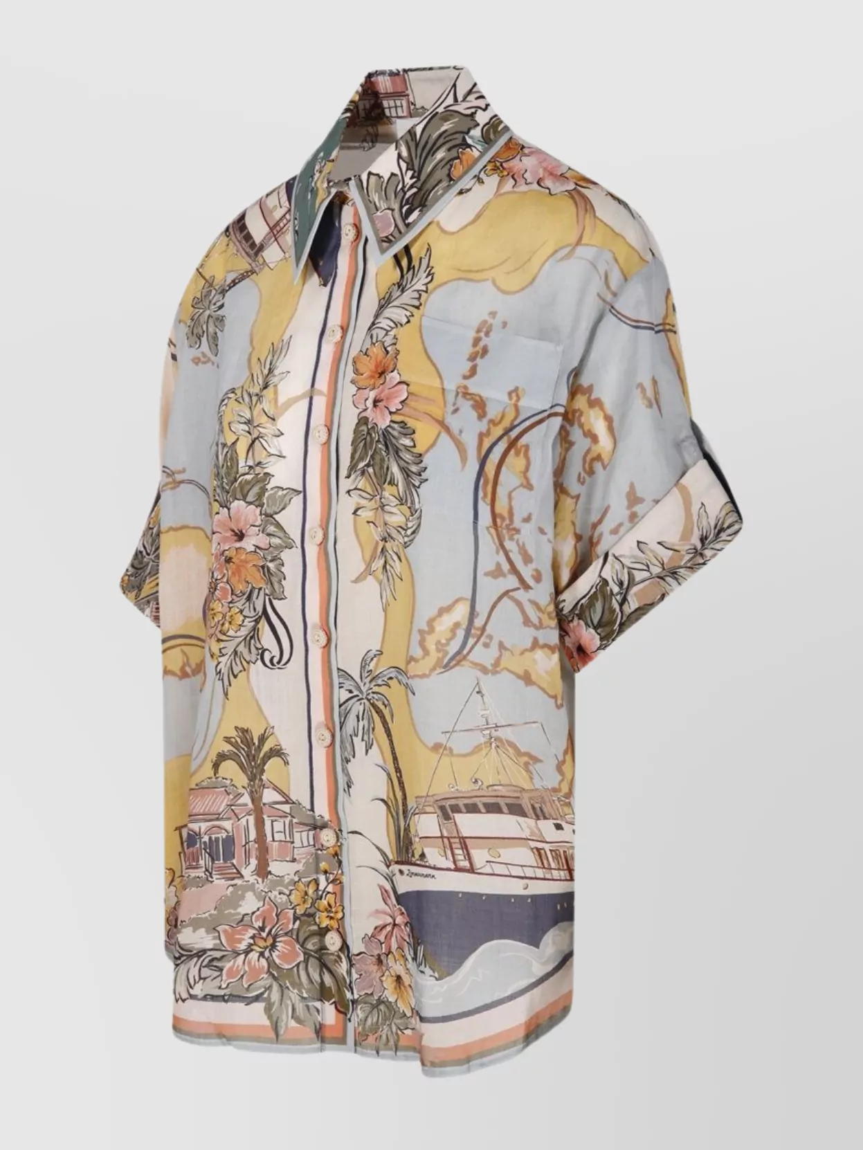 Shop Zimmermann Relaxed Shirt Graphic Print