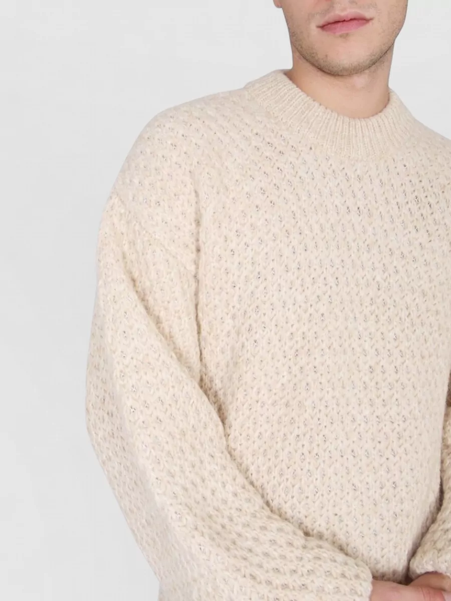 Séfr Alpaca Wool Half-Neck Relaxed-Fit Jumper