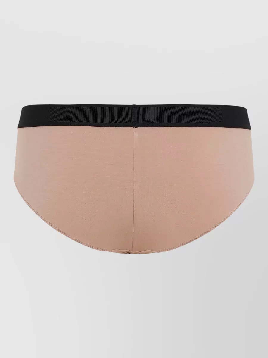 Tom Ford Modal Slip Dress Regular Fit Tonal