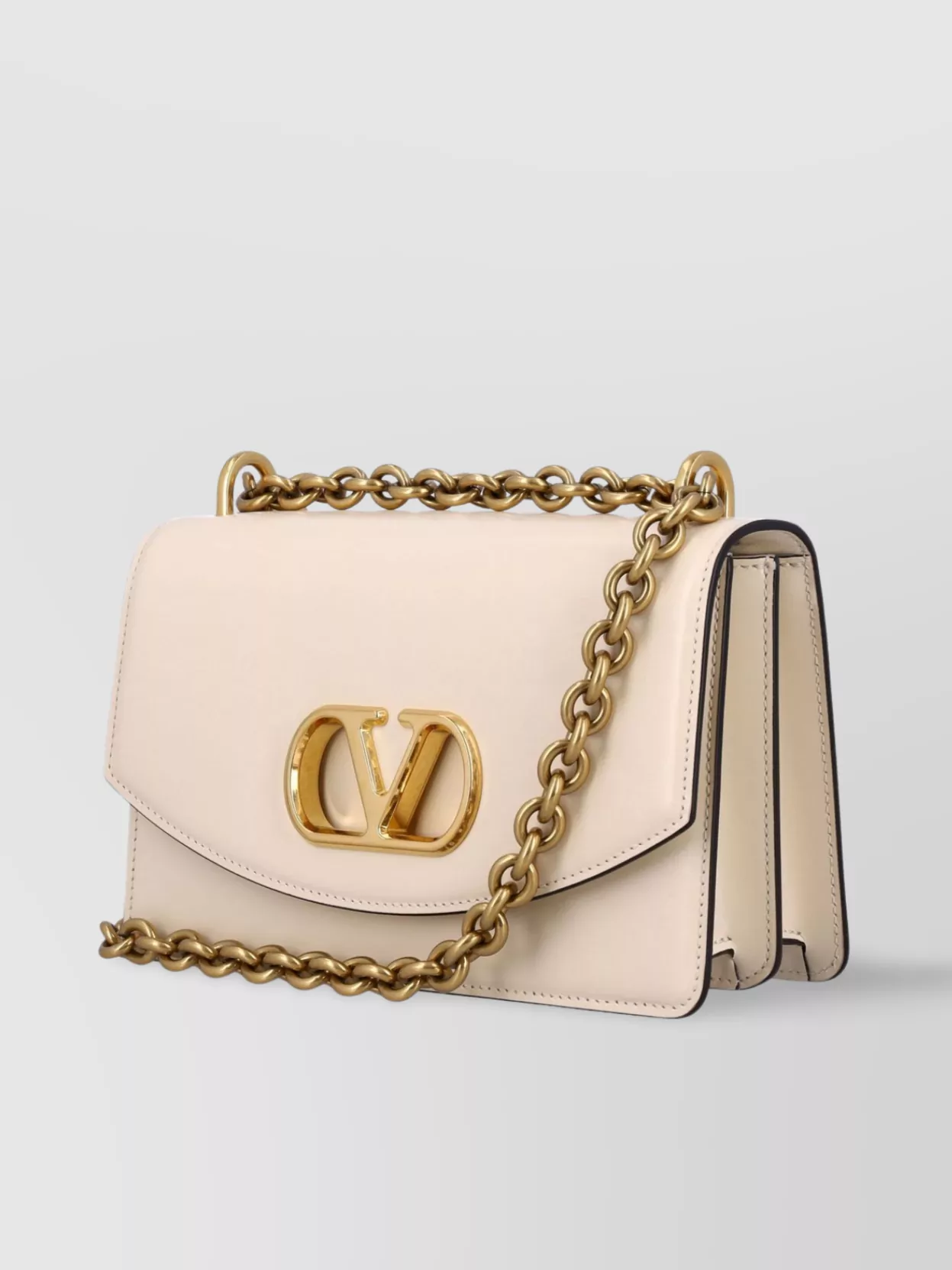 Valentino Garavani Small Leather Chain Shoulder Bag