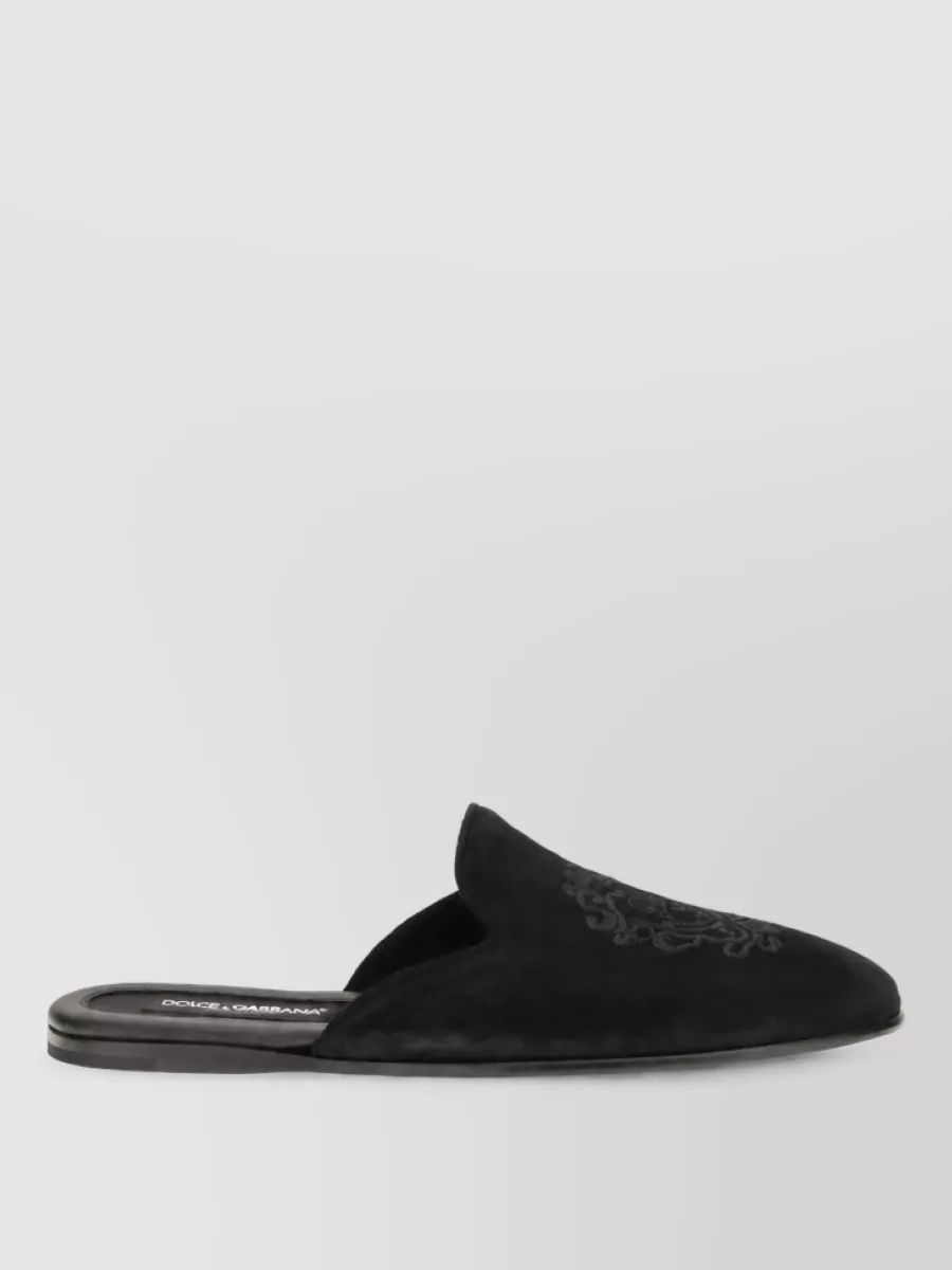 Dolce&Gabbana Leather Slippers
