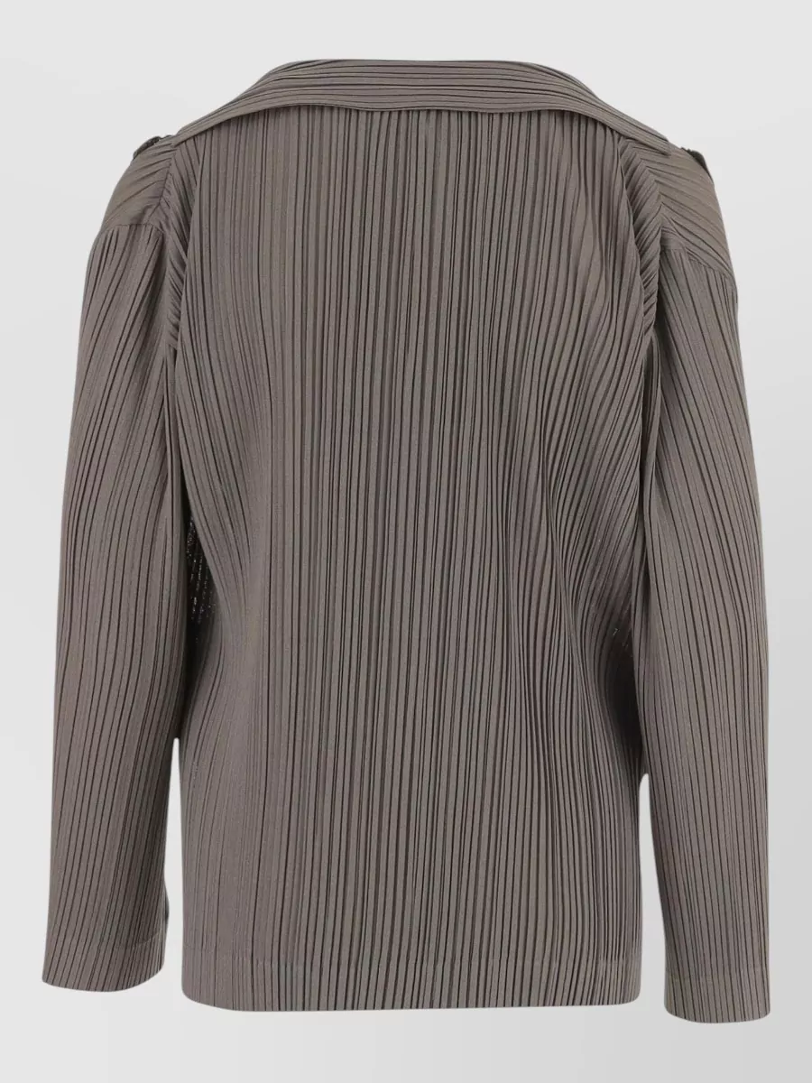 Giorgio Armani Pleated Twin Set Blouse