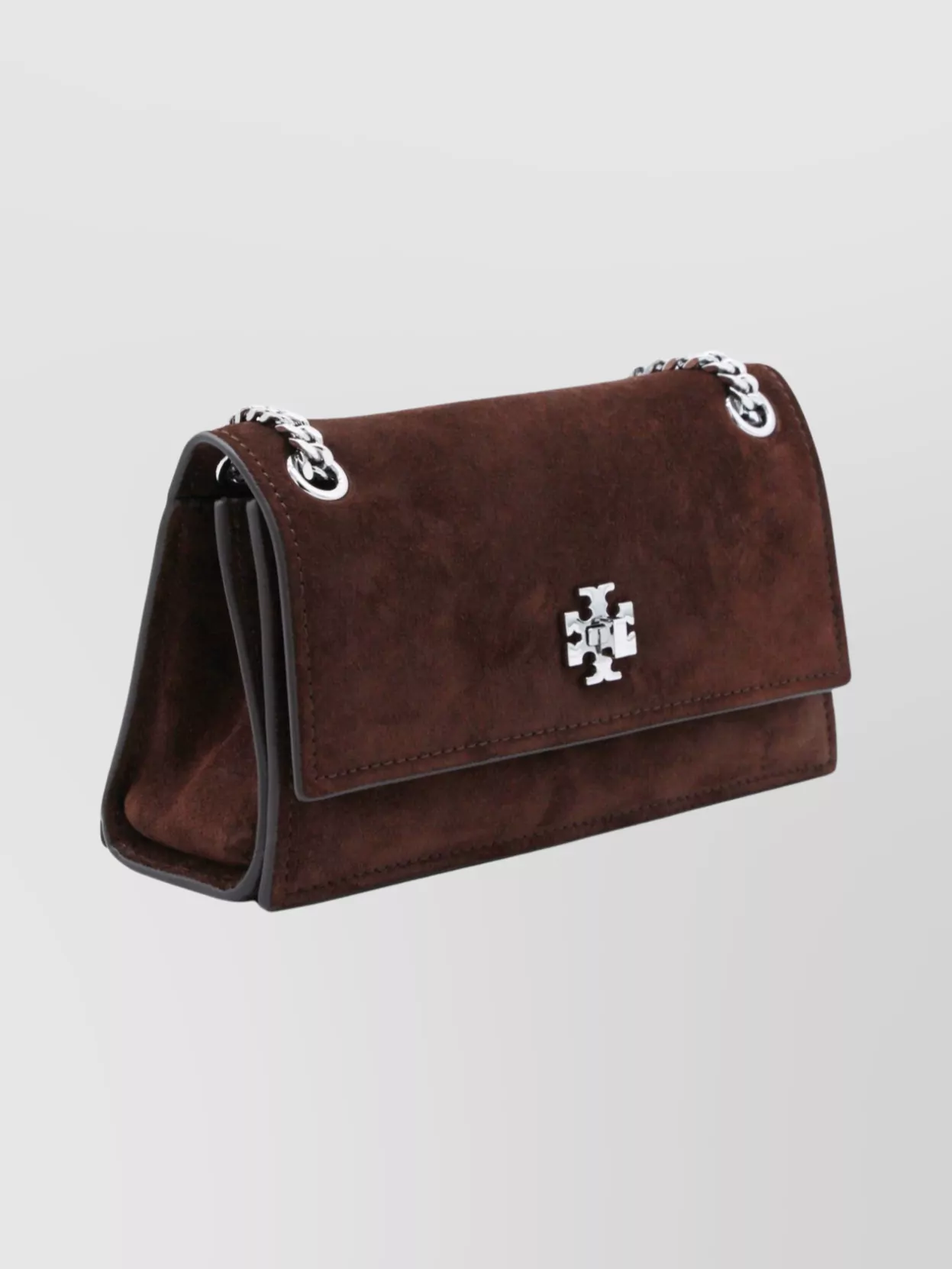 Tory Burch Suede Shoulder Bag Chain Strap