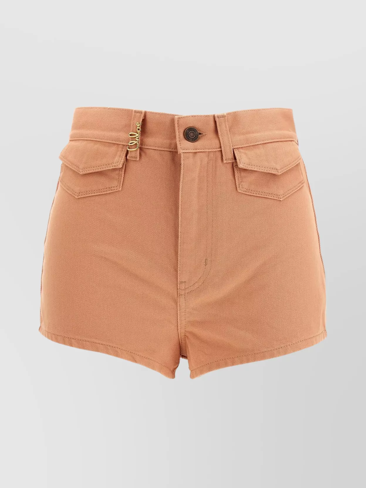 CHLOÉ HIGH WAIST SHORTS WITH FRONT AND BACK POCKETS