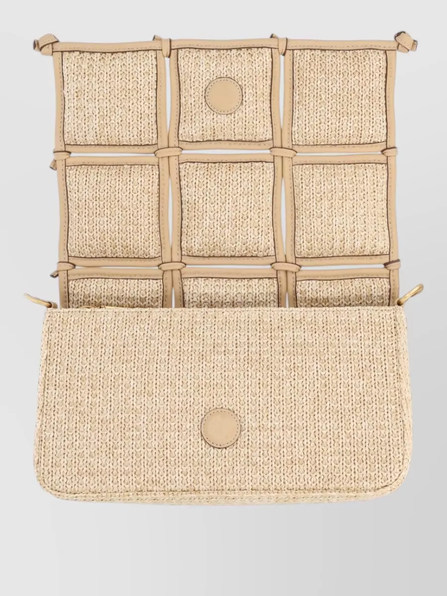 Cult Gaia Raffia Crossbody Bag