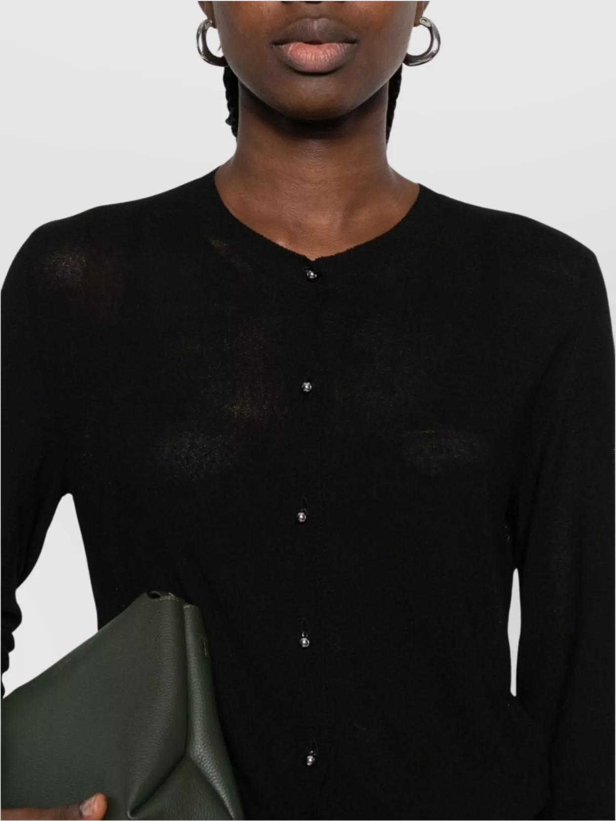 Max Mara Sheer Crewneck Knitwear Long Sleeves