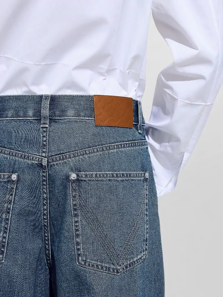 Bottega Veneta Denim Wide Leg Jeans