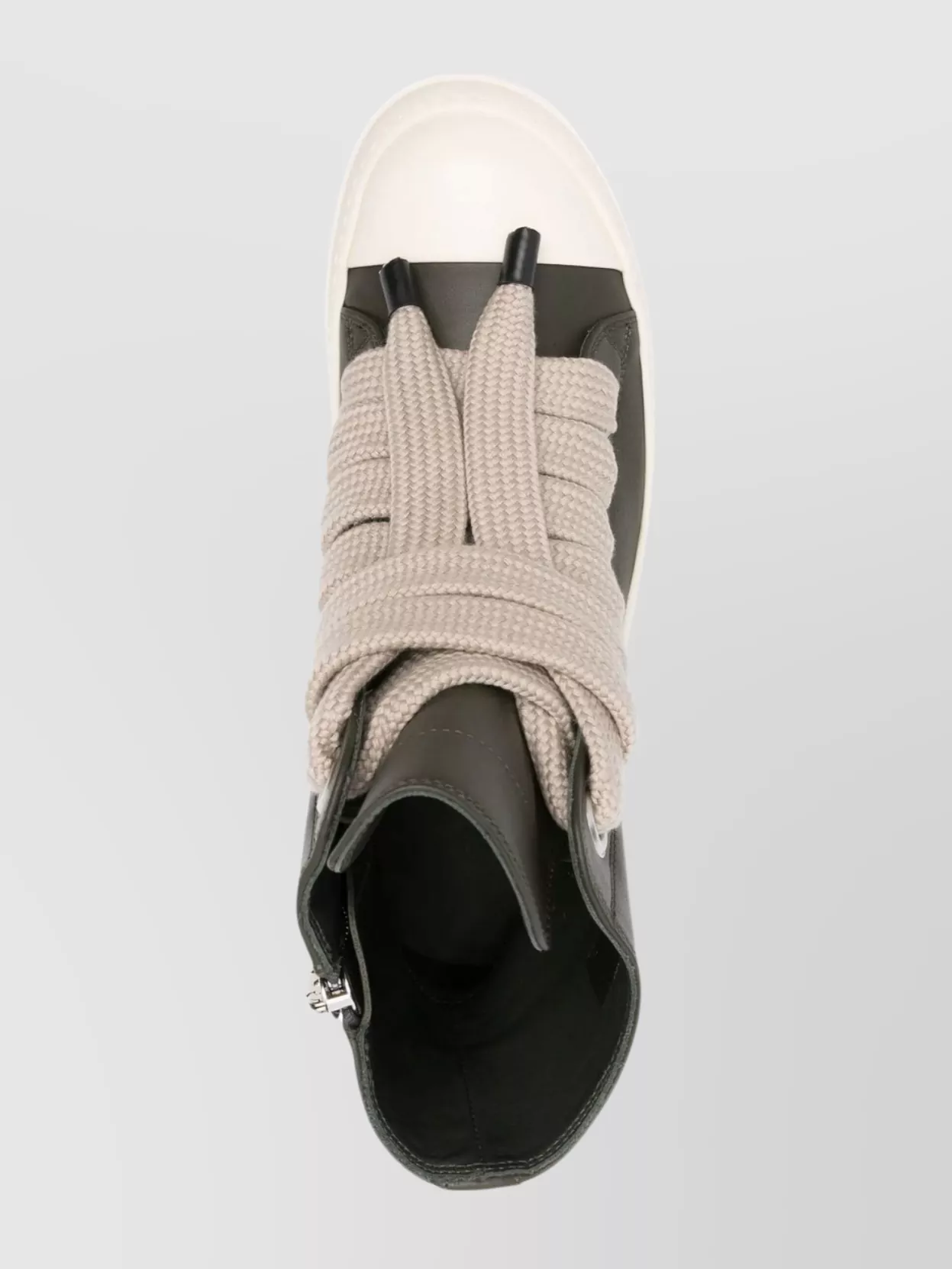 Rick Owens High-Top Jumbolace Sneakers Contrast Sole