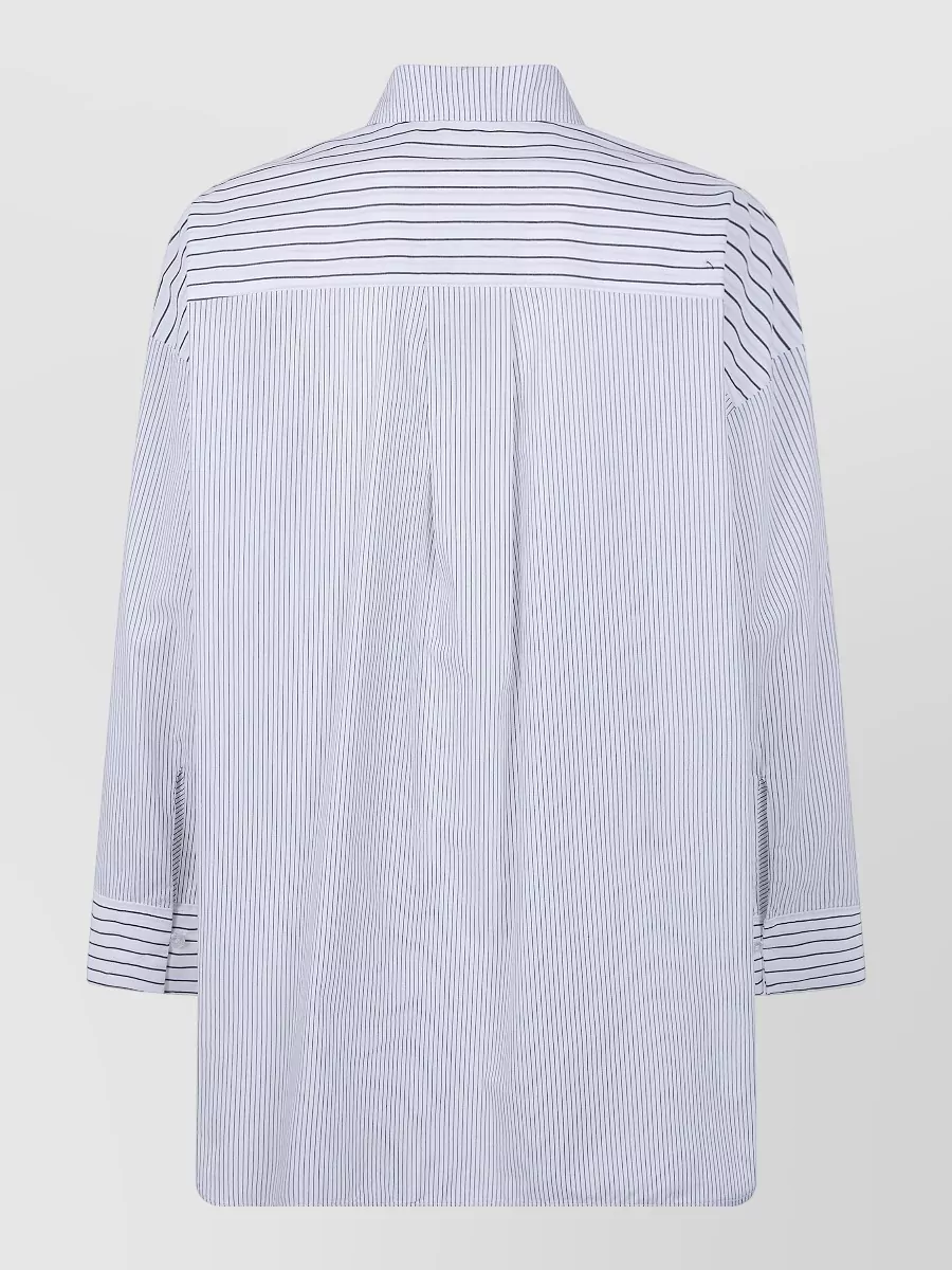 By Malene Birger Cotton Oversized Striped Shirt