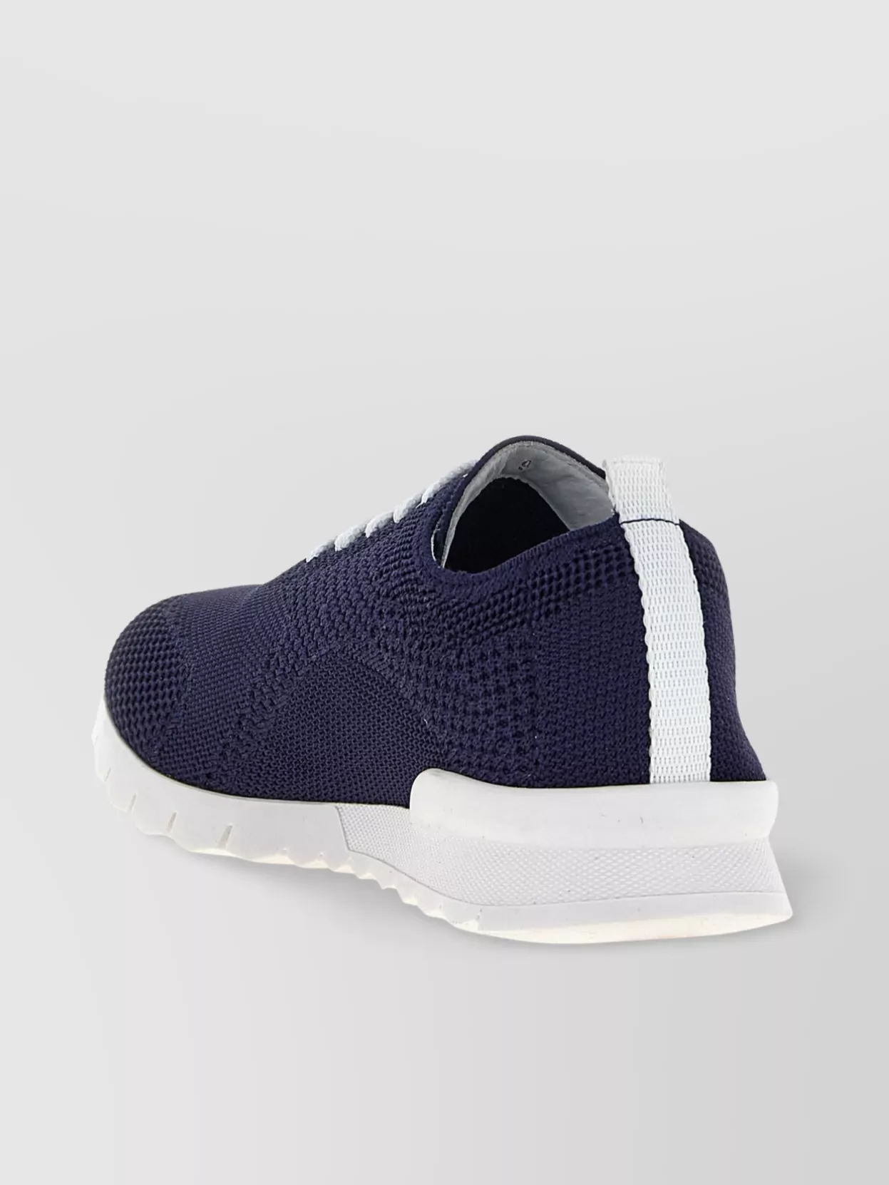 Kiton Knit Upper Sneakers With Round Toe