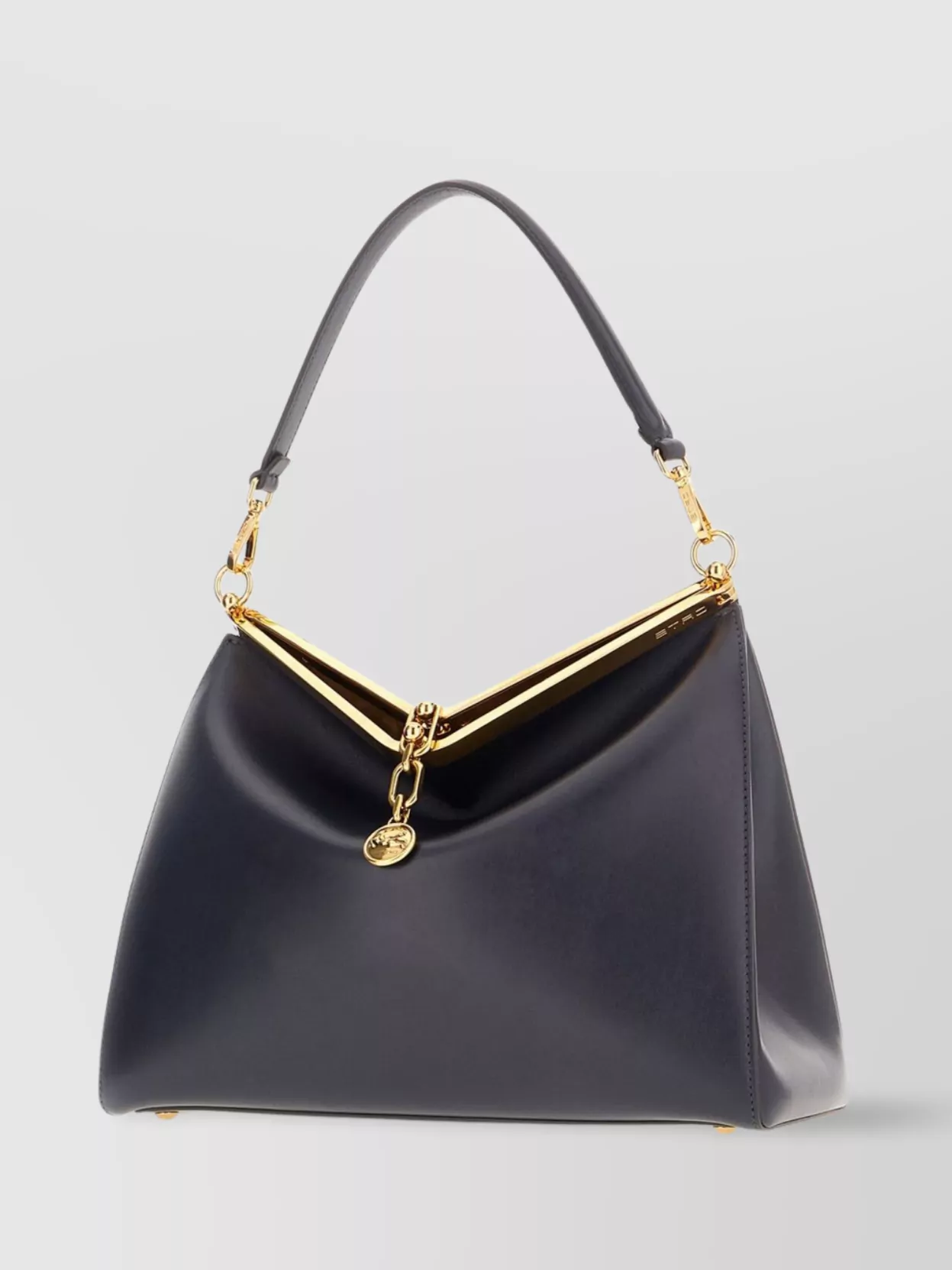 Etro Shoulder Bags With Gold-Tone Hardware And Metal Frame