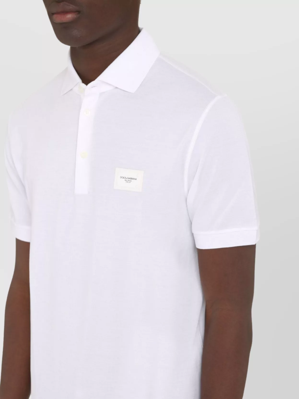Dolce&Gabbana Ribbed Collar Polo Shirt