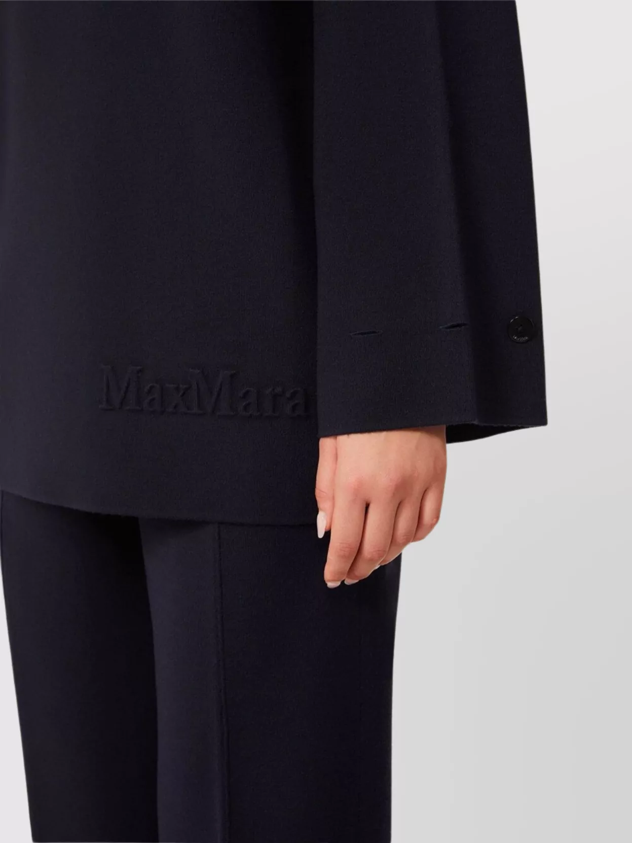 Max Mara Knitwear With Button Detail And Raglan Sleeves