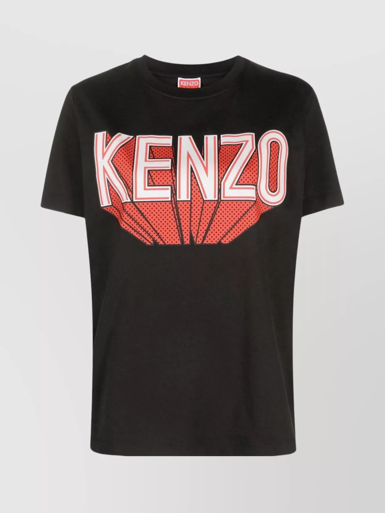 Shop Kenzo Graphic Print Logo T-shirt In Black