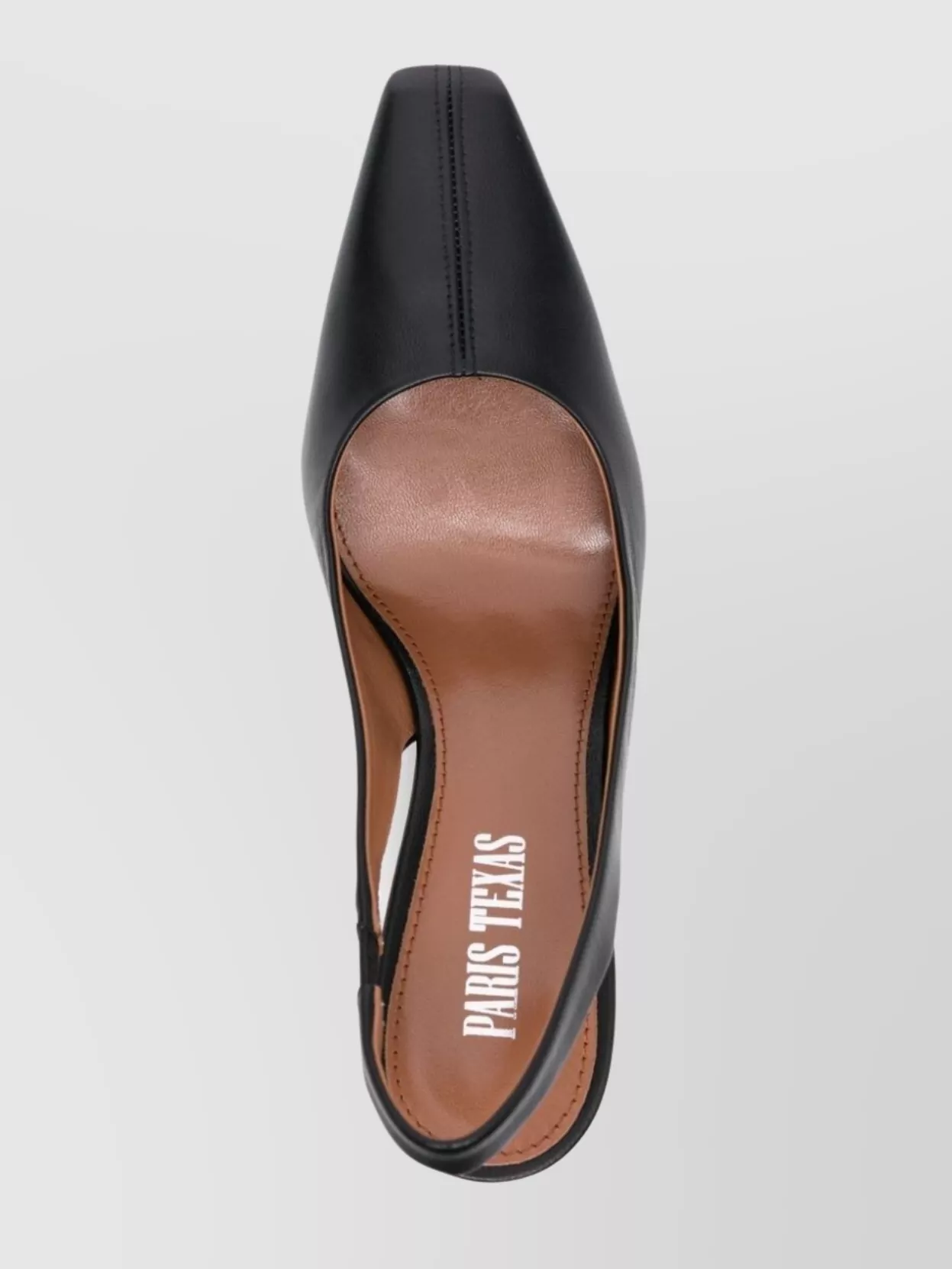 Paris Texas Slingback 75 Leather Block Heel