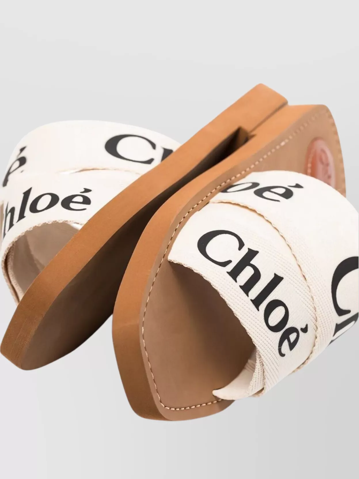 Chloé "Flat Sole" Slippers With Open Toe