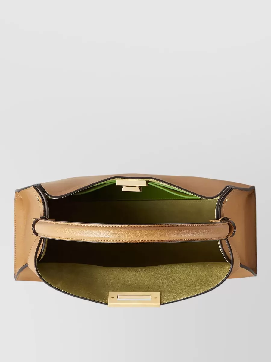 Fendi Medium Leather Tote Bag
