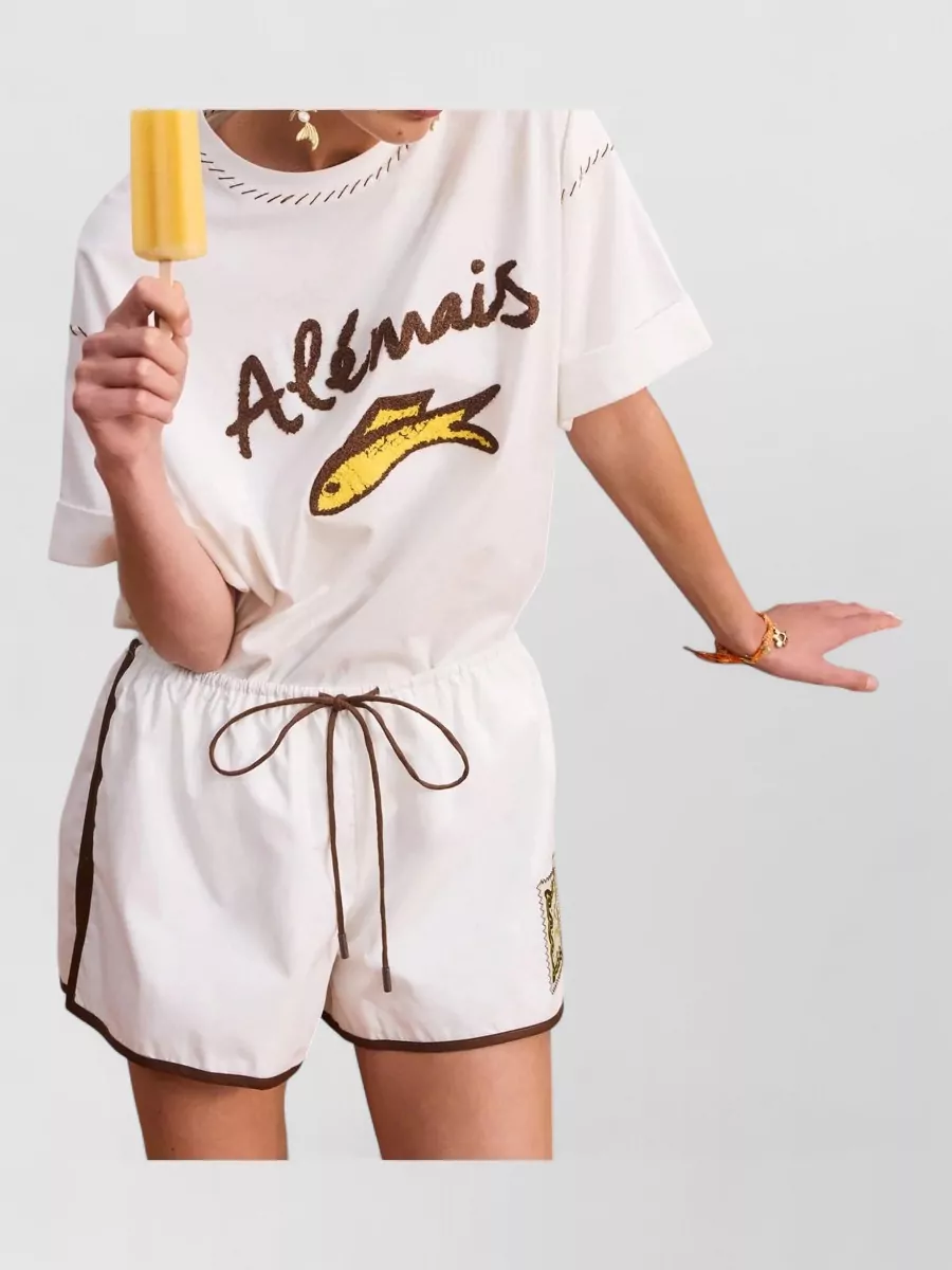 Alémais Cotton Printed Short-Sleeve T-Shirt
