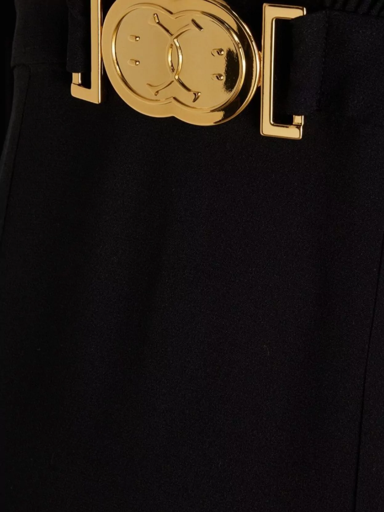 Moschino Silhouette Buckle Sleeves Neckline