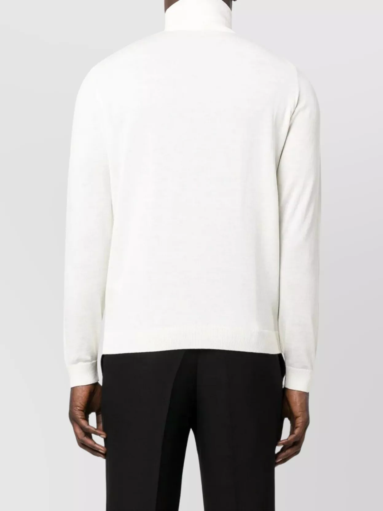 Roberto Collina Turtleneck Sweater With Ribbed Cuffs And Hem