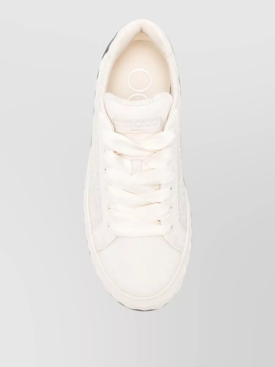 Jimmy Choo Leather Low-Top Sneakers