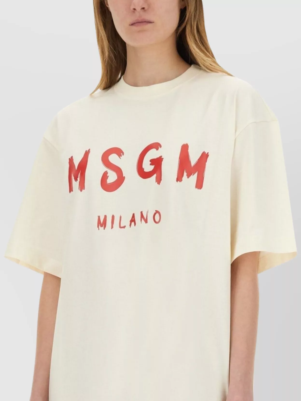 Msgm Logo Print Mini Dress