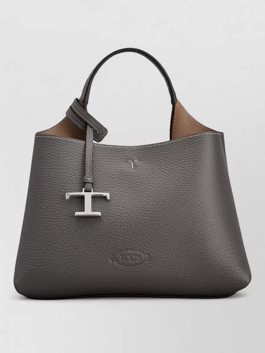 Tod's T timeless micro leather tote bag
