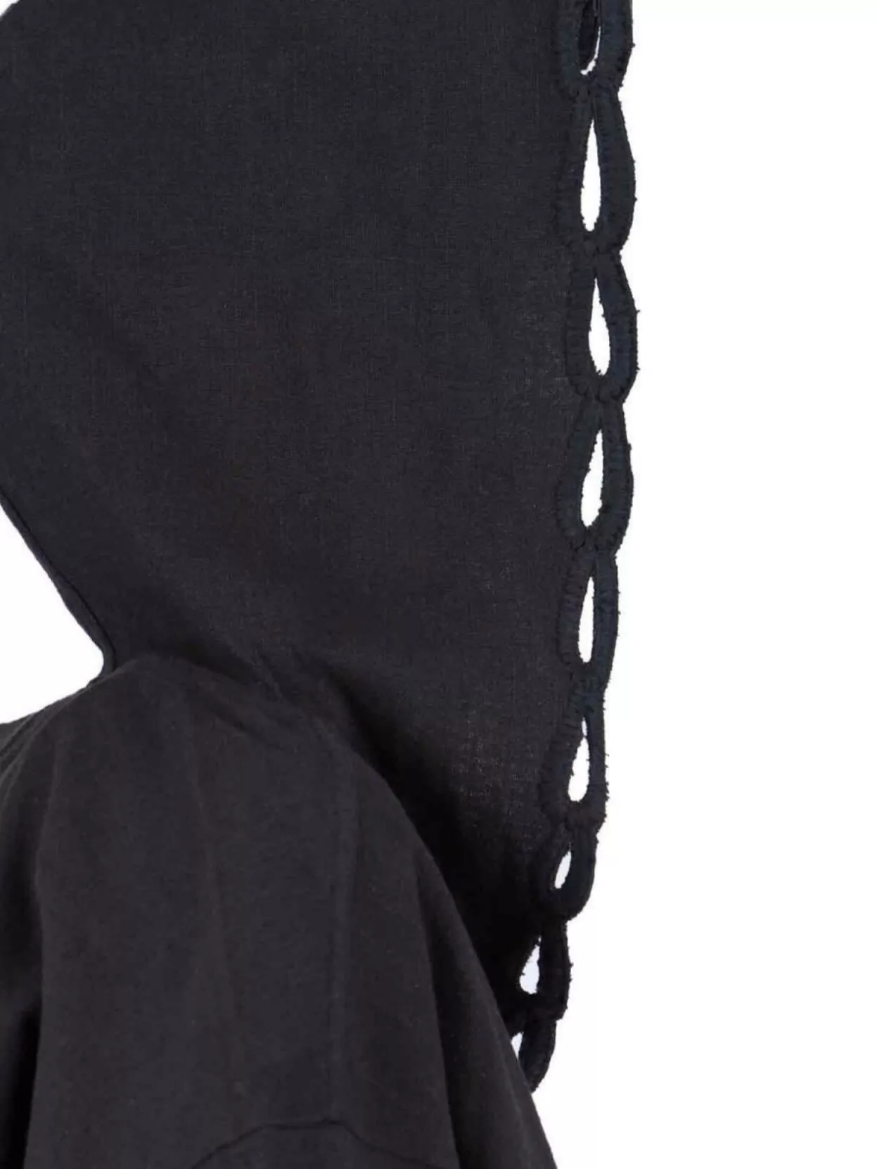 Isabel Marant Etoile Sleeve Hooded Cropped Cut-Out Pockets