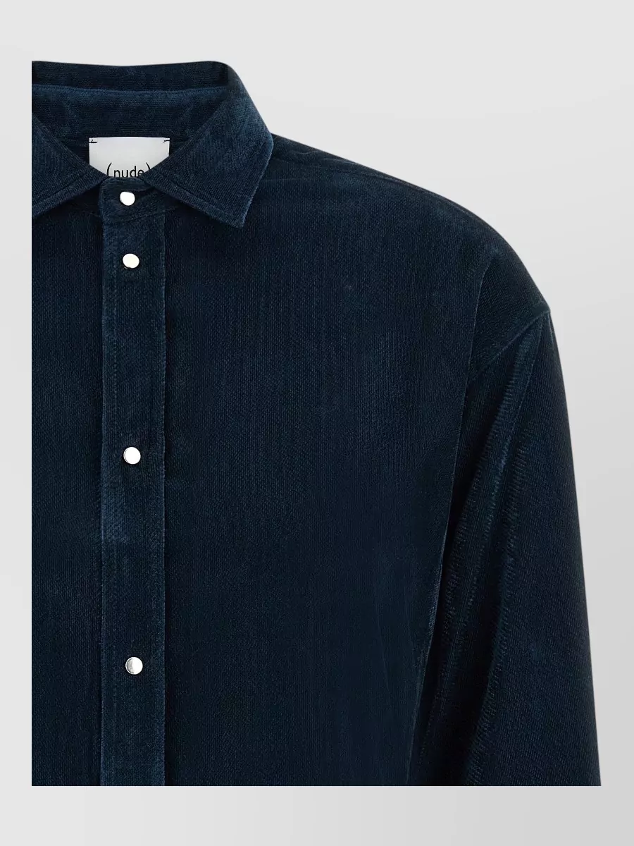 Nude Velvet Shirt