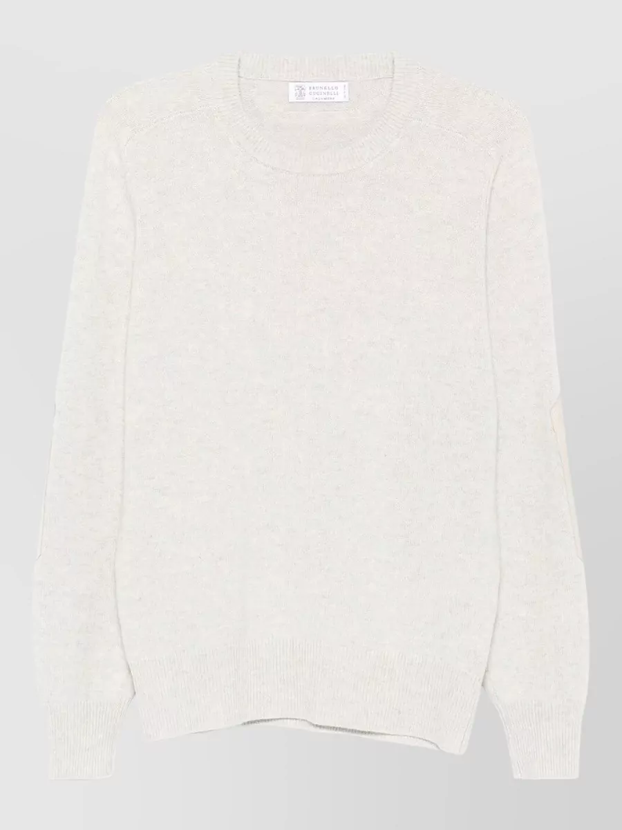 Brunello Cucinelli cashmere crew neck long sleeve jumper