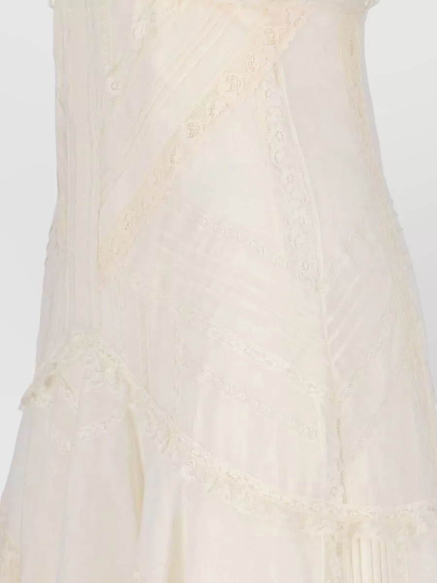 Ermanno Scervino Cotton Knee-Length Midi Dress