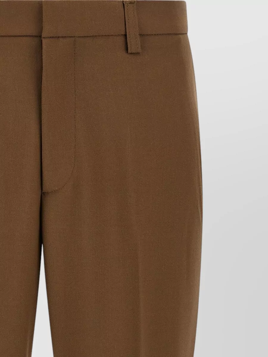 Department 5 Wool Blend Straight-Leg Tailored Trousers