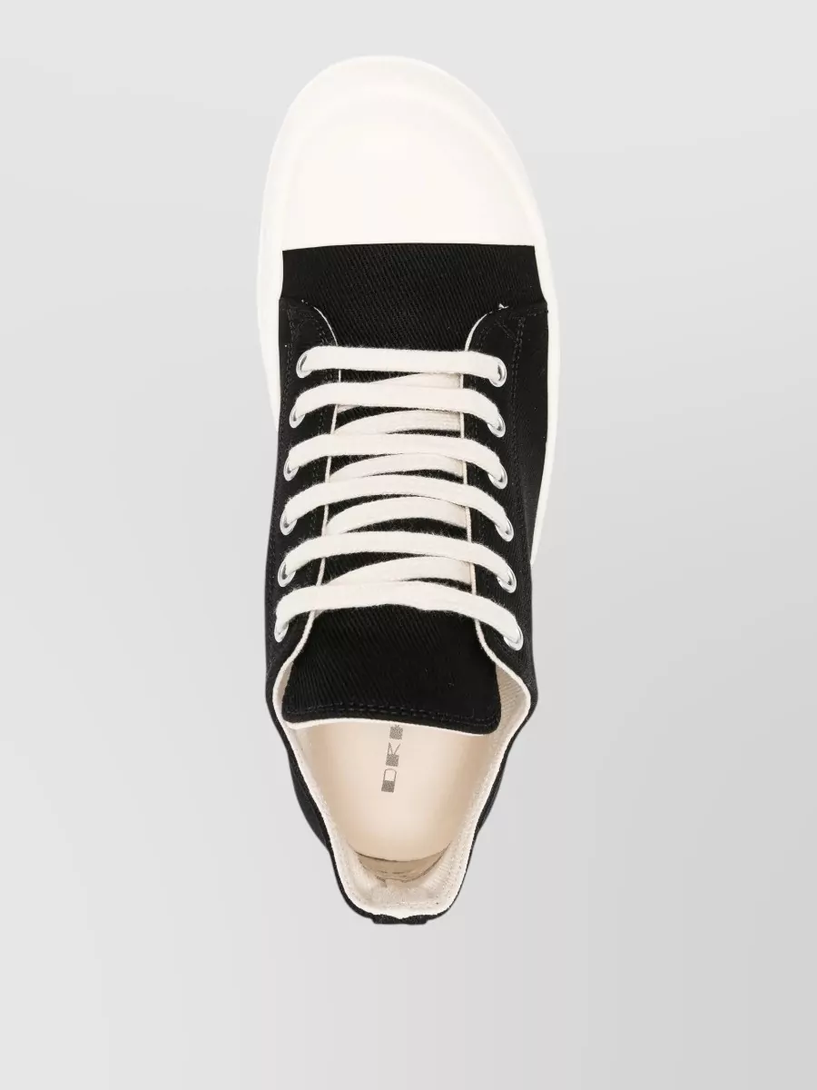Rick Owens Drkshdw Denim Low-Top Sneakers