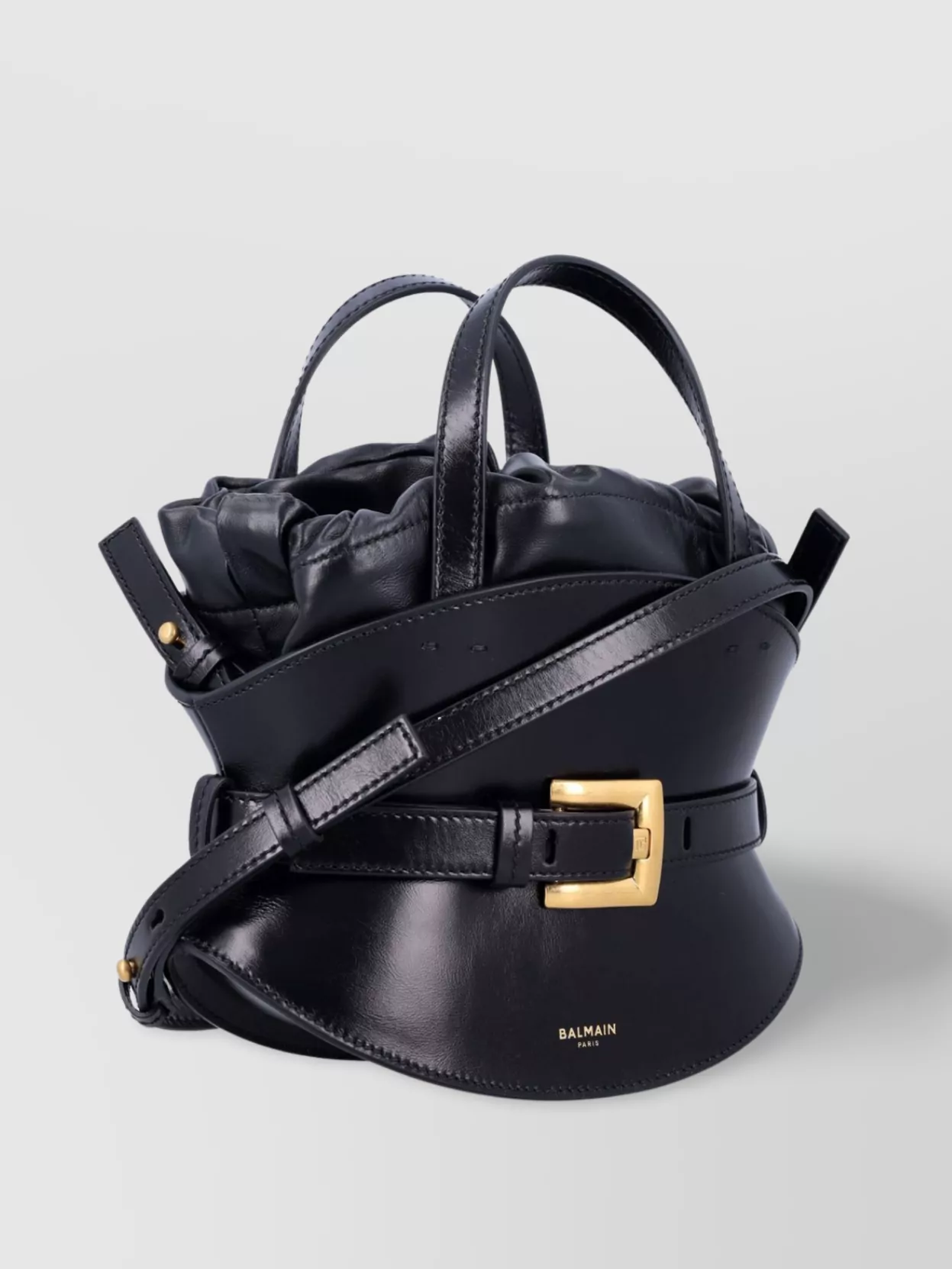 Balmain Mini Shuffle Compact Shoulder Bag