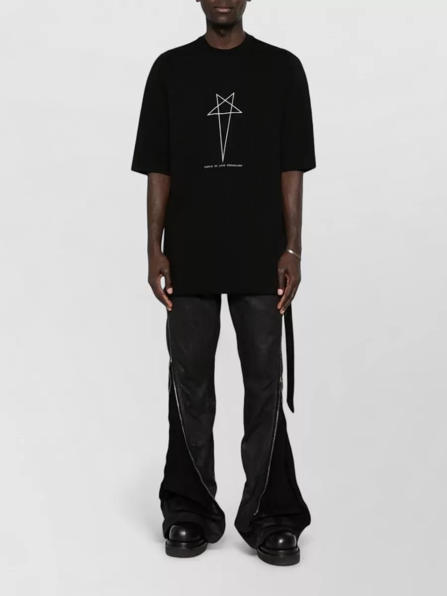 Rick Owens Drkshdw Cotton Graphic Print Short-Sleeve T-Shirt