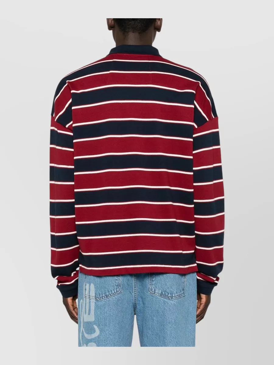 Rhude Long-Sleeve Polo Shirt