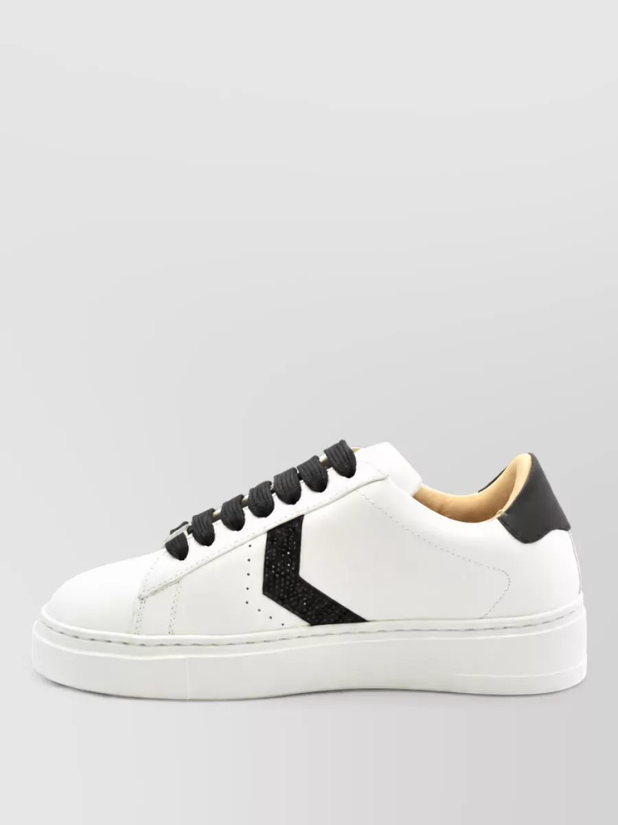 Philipp Plein Leather Low-Top Sneakers