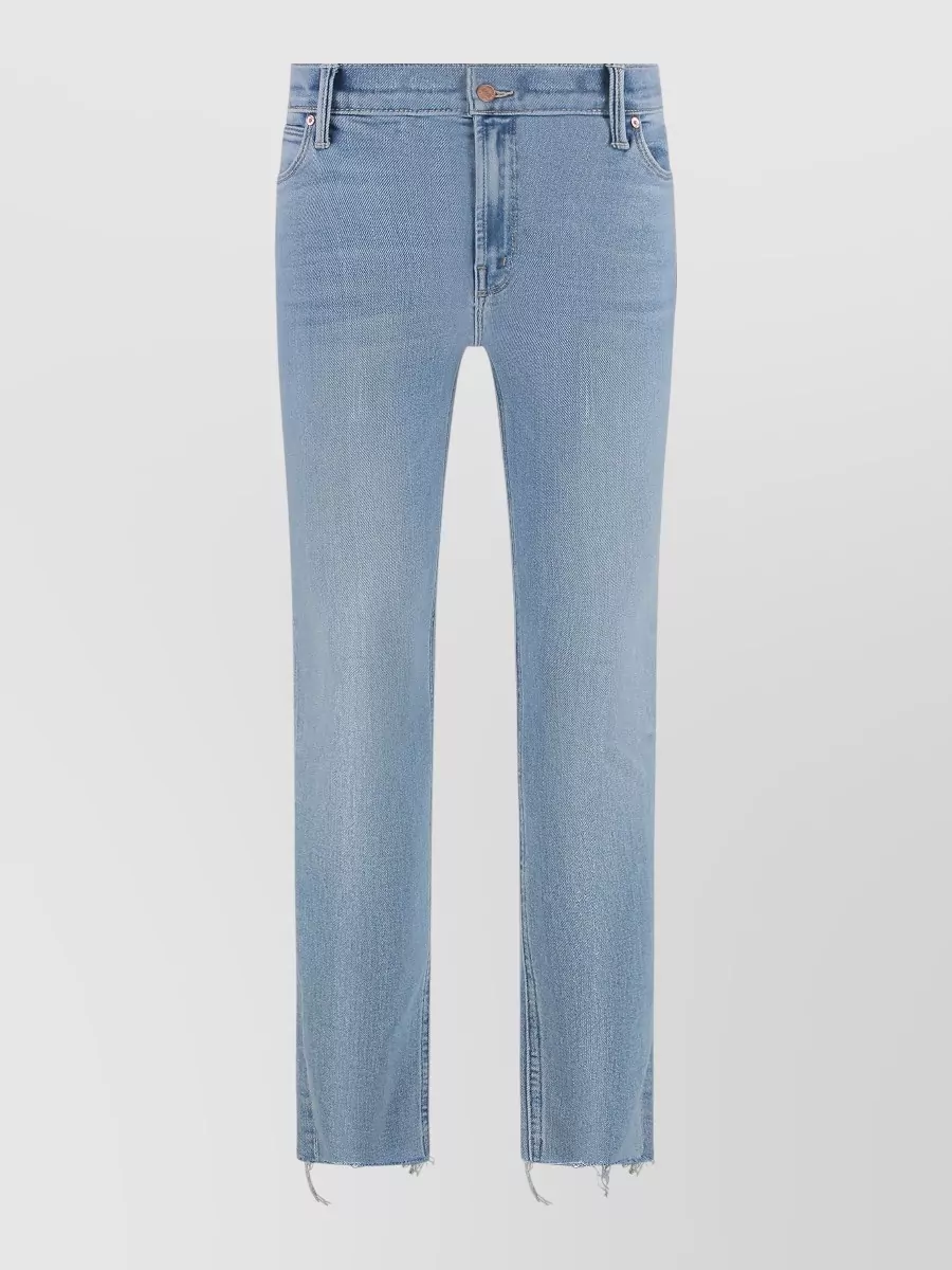 Mother straight-leg ankle jeans