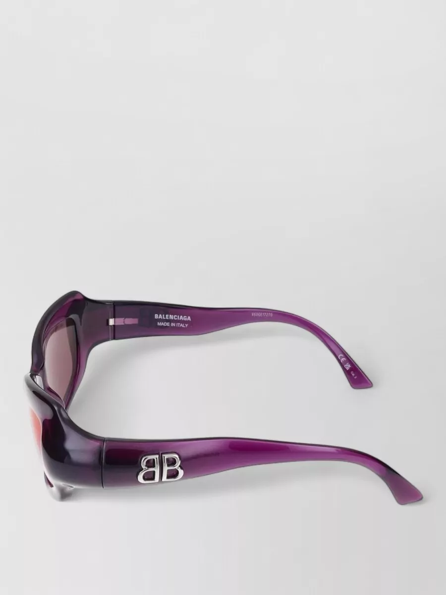Balenciaga Sunglasses Bb0354S 004 Curved Arms Design