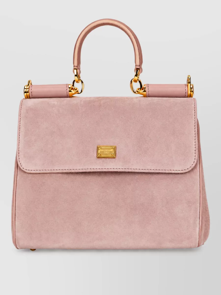 Dolce&Gabbana My Sicily Leather Shoulder Bag