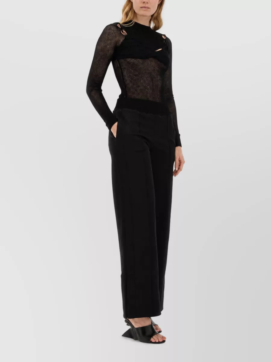 Off-White Wide-Leg Trousers